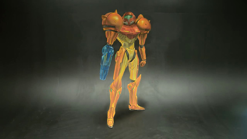 Illustration for article titled Drawing a 3D Samus Looks Like a Tough Job